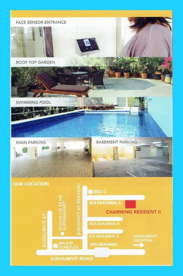 Charming Resident At Ekkamai From Studio Unit Up To 2 Bedroom Apartment Bangkok Exterior foto